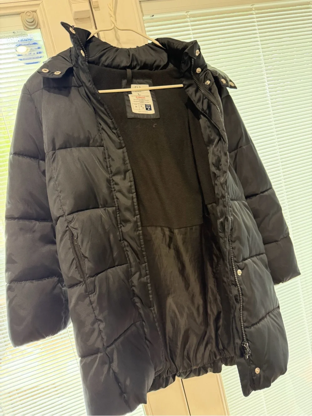 GAP Black Kids Puffer Coat